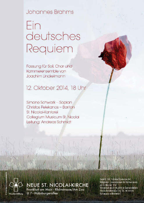 Ein deutsches Requiem Plakat
