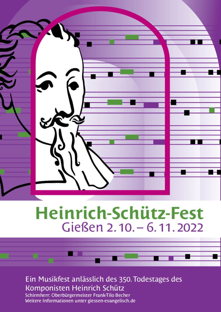 Heinrich Schütz Fest, Werbung für ein Musikfest inklusive Logoentwicklung, Programmheft 2022, Studio Chordesign