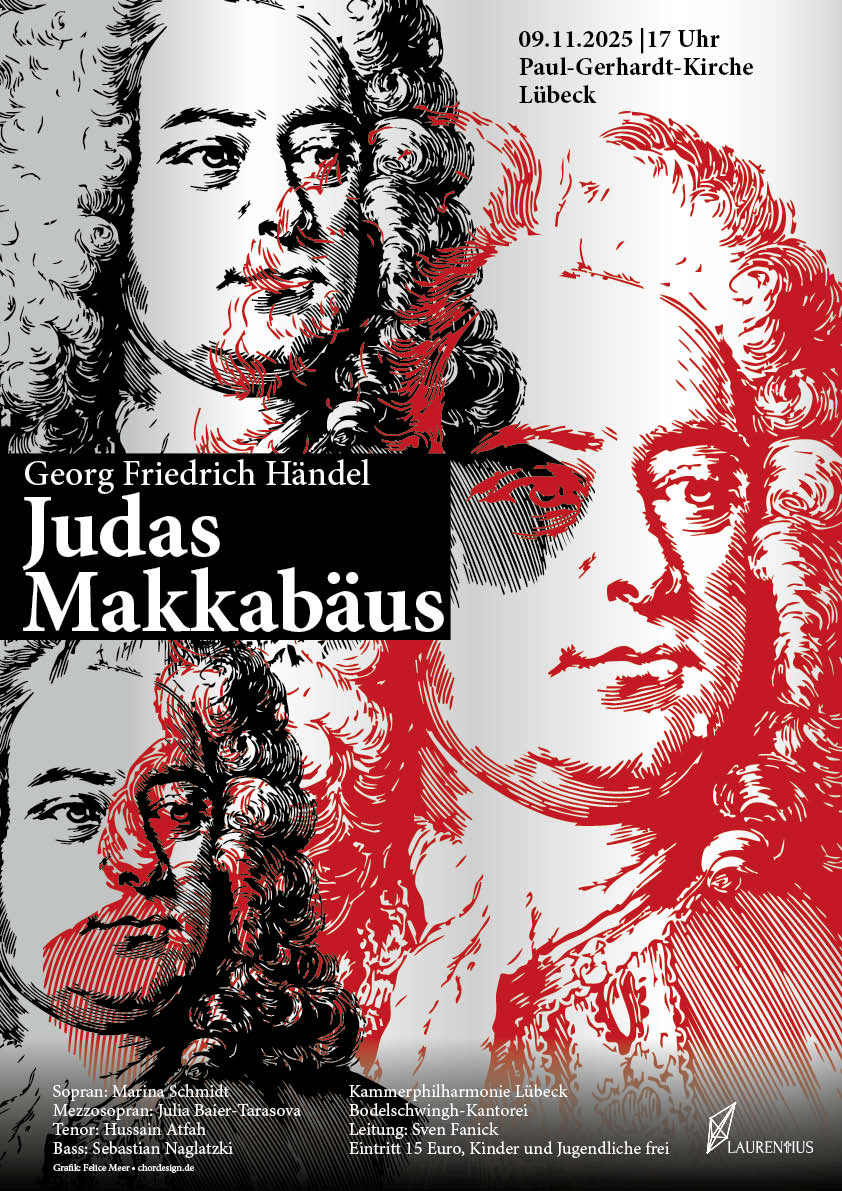 Judas Makkabäus von Händel 2025 in Lübeck, 2025, Felice Meer mit Orchester und Chor