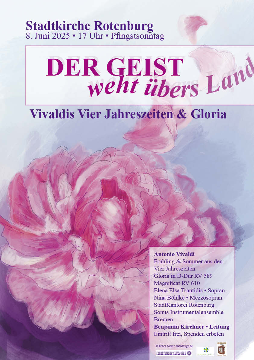 Der Geist weht übers Land Vivaldis vier Jahreszeiten und Gloria in einem Konzert in Rotenburg, Felice Meer 2025