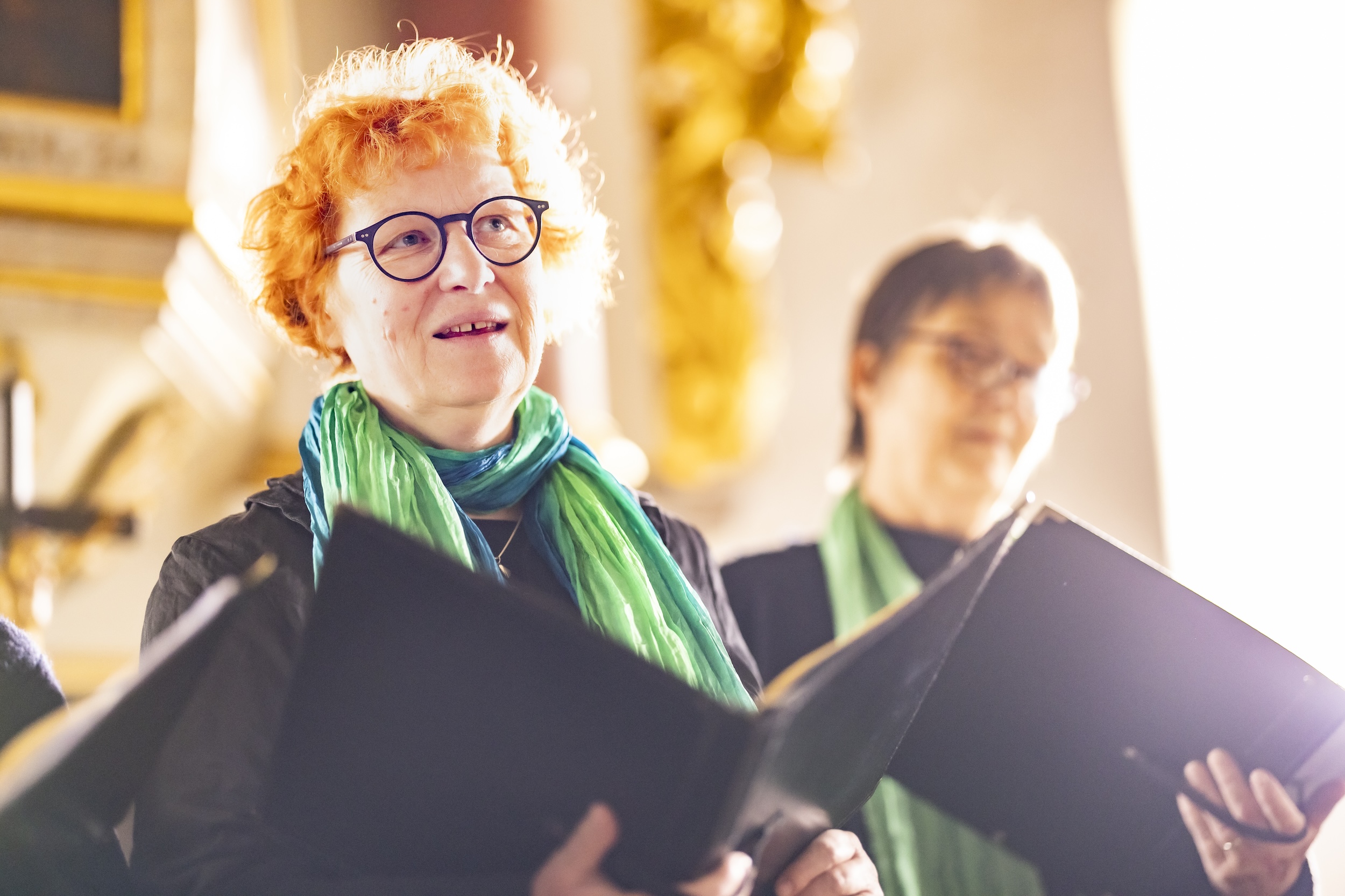 Felice Meer, Grafikdesignerin für Chöre und Chorsängerin aus Leidenschaft
